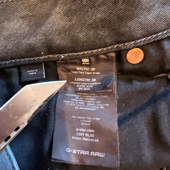 COPY - G-Star Raw 3301 Slim Jeans - Picture 7 of 7